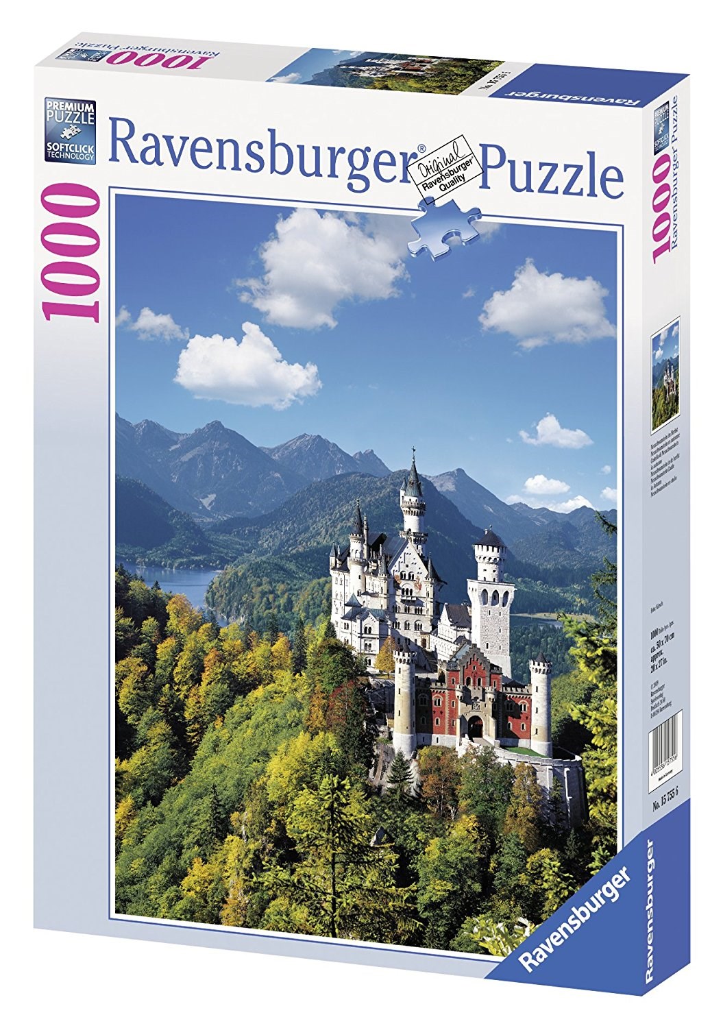 Ravensburger Neuschwanstein Castle 1000 Piece Puzzle 15755